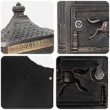 Wall Mounted Mailbox Bronze 40.5 x 16 x 45 cm Cast Aluminum - Extra Image