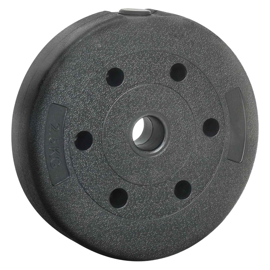 Weight Plates 4 pcs 10 kg Black Cement and Iron Sand