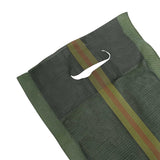 Sandbags 10 pcs Dark Green 100 x 25 cm HDPE - Close-Up Angle