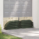 Sandbags 10 pcs Dark Green 100 x 25 cm HDPE