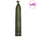 Sandbags 10 pcs Dark Green 100 x 25 cm HDPE