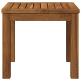 Coffee Table Natural 40 x 40.5 x 36 cm Solid Acacia Wood - Front View