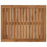 Coffee Table Natural 50 x 60.5 x 36 cm Solid Acacia Wood