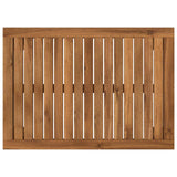 Coffee Table Natural 50 x 68.5 x 36 cm Solid Acacia Wood - Top-Down View