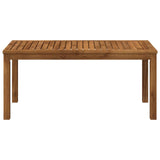 Coffee Table Natural 50 x 100.5 x 45 cm Solid Acacia Wood
