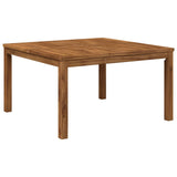 Coffee Table Natural 80 x 80.5 x 45 cm Solid Acacia Wood