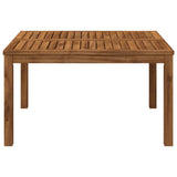 Coffee Table Natural 80 x 80.5 x 45 cm Solid Acacia Wood