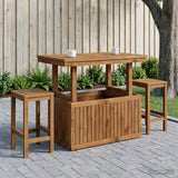 Natural 90 x 55 x 75/44.5 cm - Side View