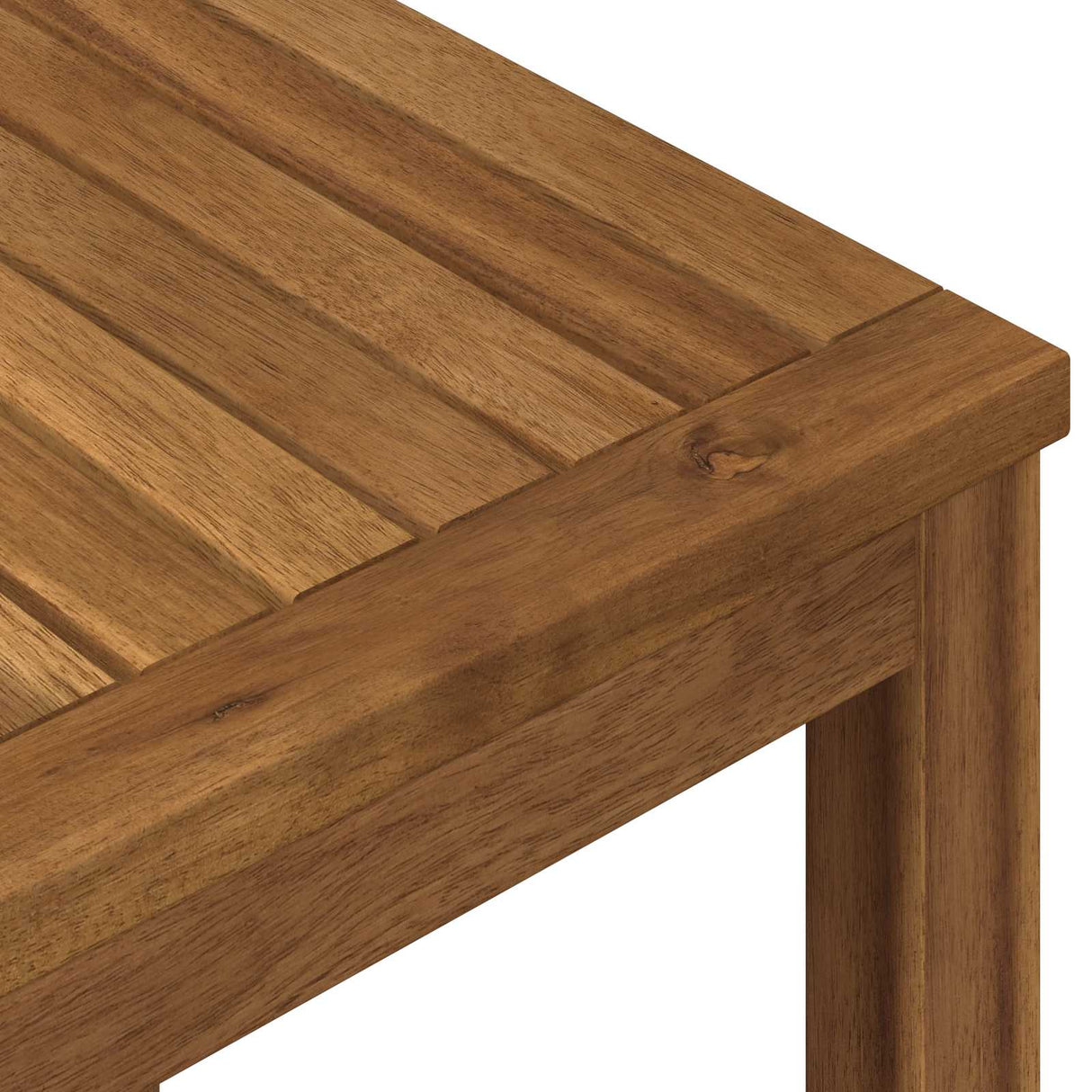 Garden Dinner Table Natural 60 x 60.5 x 75 cm Solid Acacia Wood