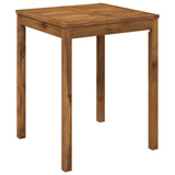 Garden Dinner Table Natural 60 x 60.5 x 75 cm Solid Acacia Wood