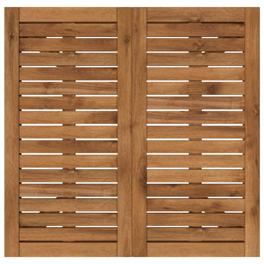 Garden Dinner Table Natural 70 x 68.5 x 75 cm Solid Acacia Wood