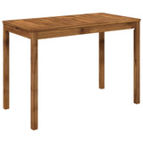 Garden Dinner Table Natural 108.5 x 55 x 75 cm