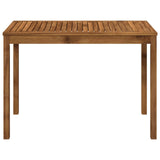 Garden Dinner Table Natural 108.5 x 55 x 75 cm