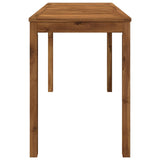 Garden Dinner Table Natural 108.5 x 55 x 75 cm