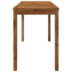 Garden Dinner Table Natural 108.5 x 55 x 75 cm