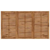 Garden Dinner Table Natural 141 x 80.5 x 75 cm
