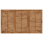Garden Dinner Table Natural 141 x 80.5 x 75 cm