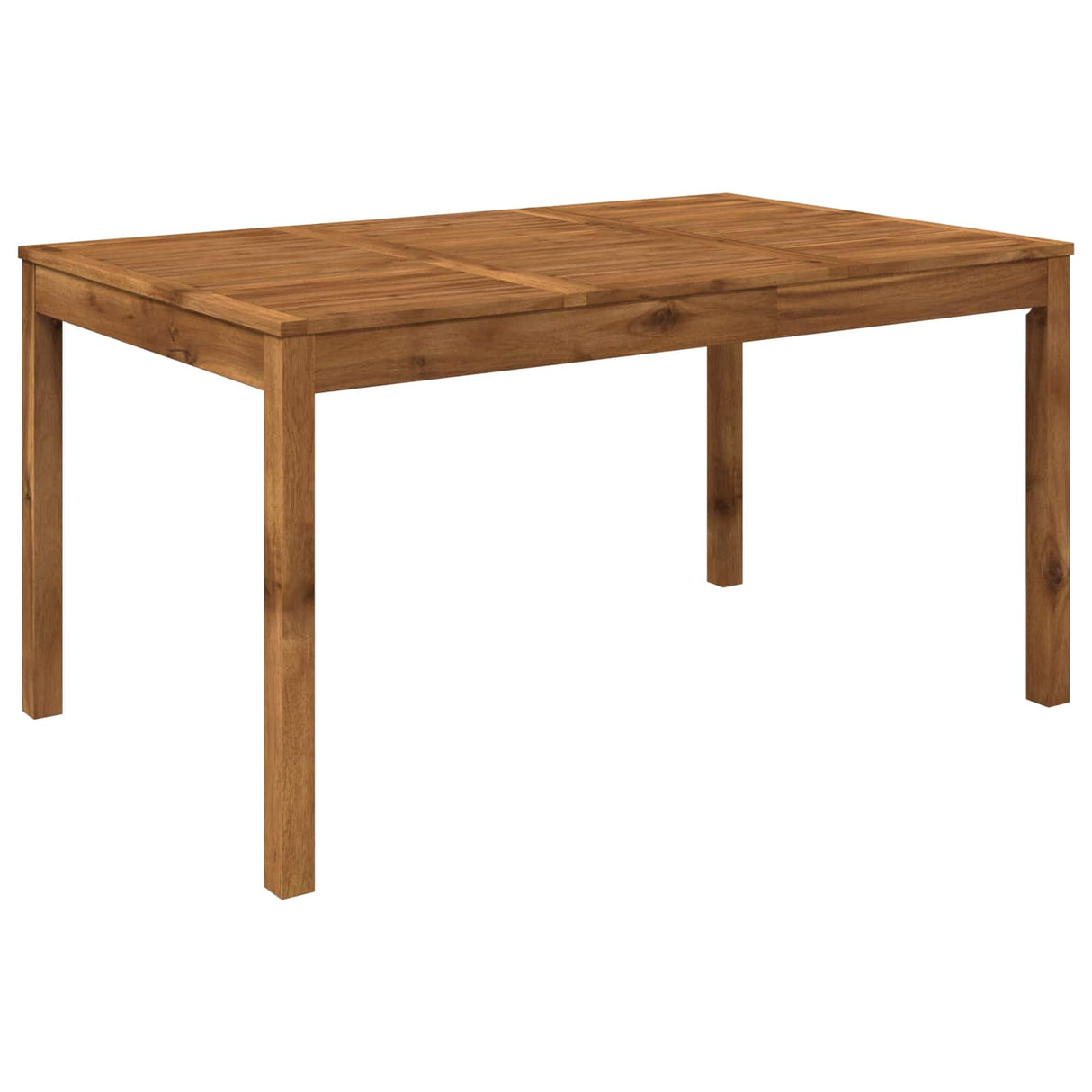 Garden Dinner Table Natural 147 x 88.5 x 75 cm