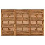 Garden Dinner Table Natural 147 x 88.5 x 75 cm