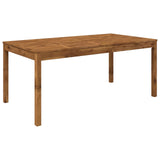 Garden Dinner Table Natural 180 x 88.5 x 75 cm