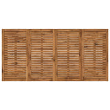 Garden Dinner Table Natural 180 x 88.5 x 75 cm - 45-Degree Angle