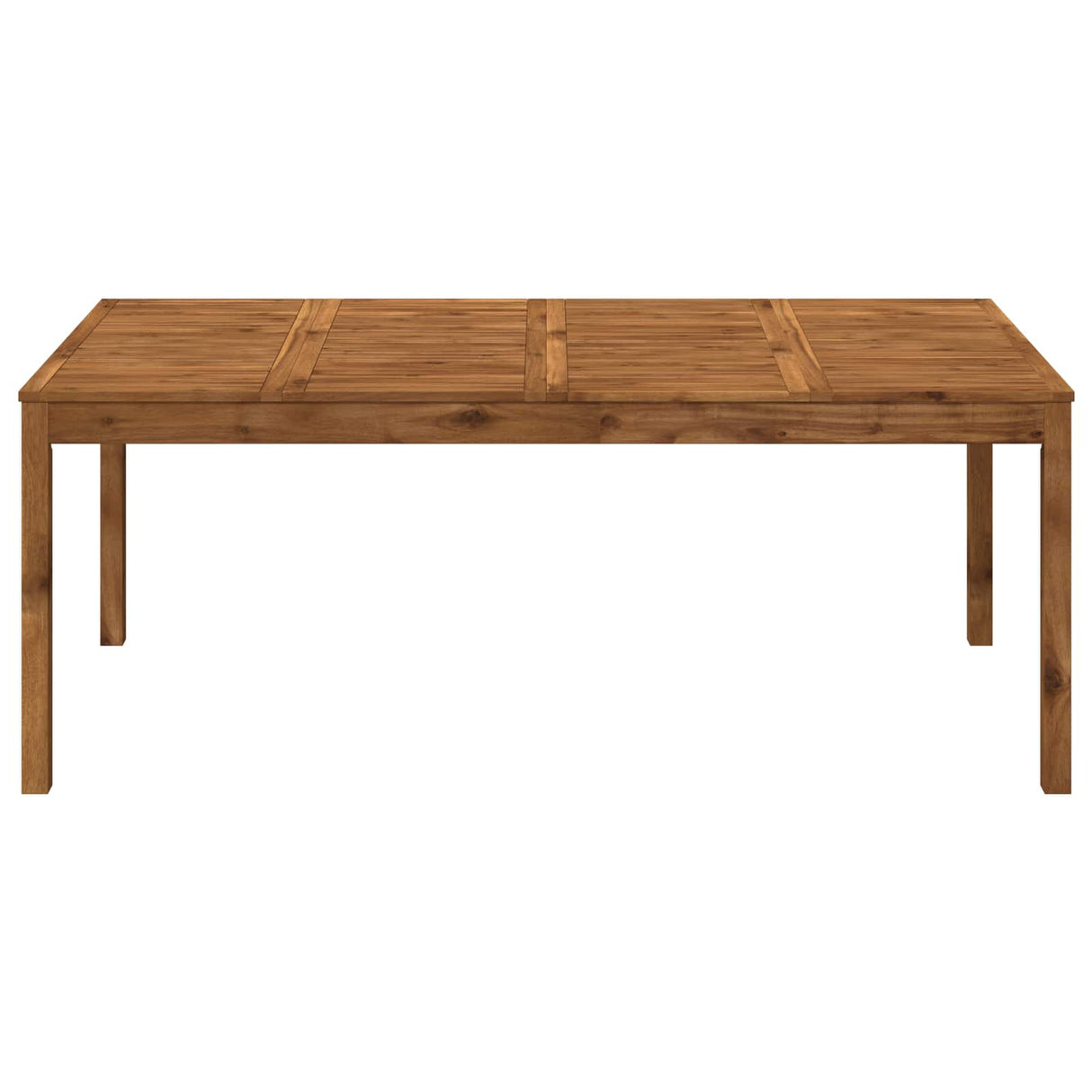 Garden Dinner Table Natural 196 x 100.5 x 75 cm