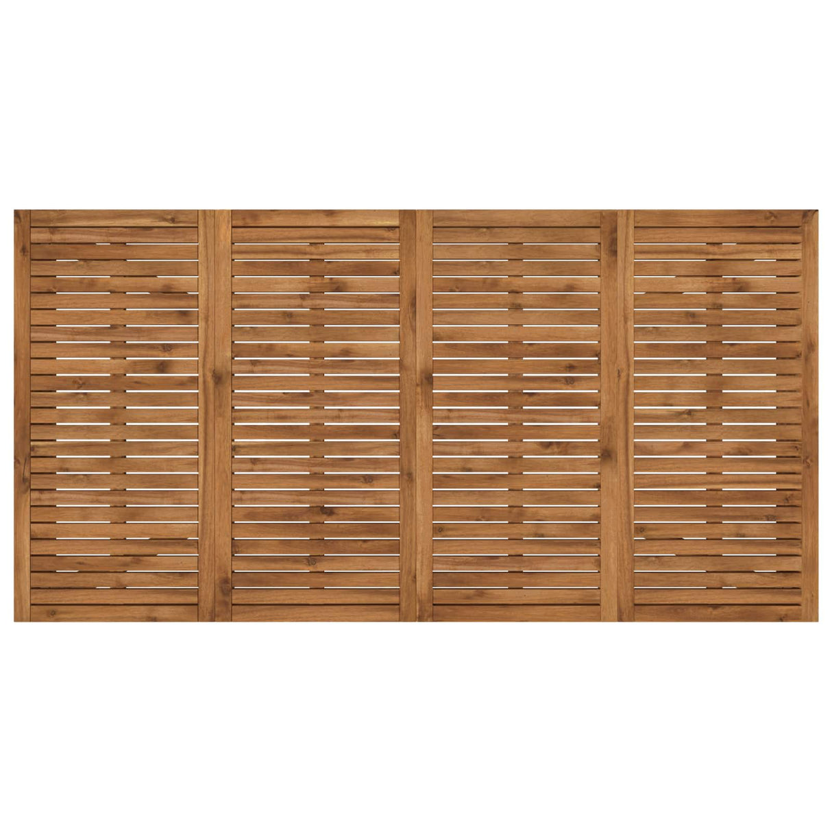 Garden Dinner Table Natural 196 x 100.5 x 75 cm
