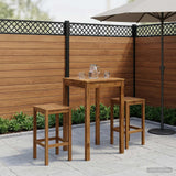 Garden Bar Table Natural 60 x 60.5 x 105 cm Solid Acacia Wood