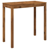 Garden Bar Table Natural 108.5 x 55 x 105 cm Solid Acacia Wood