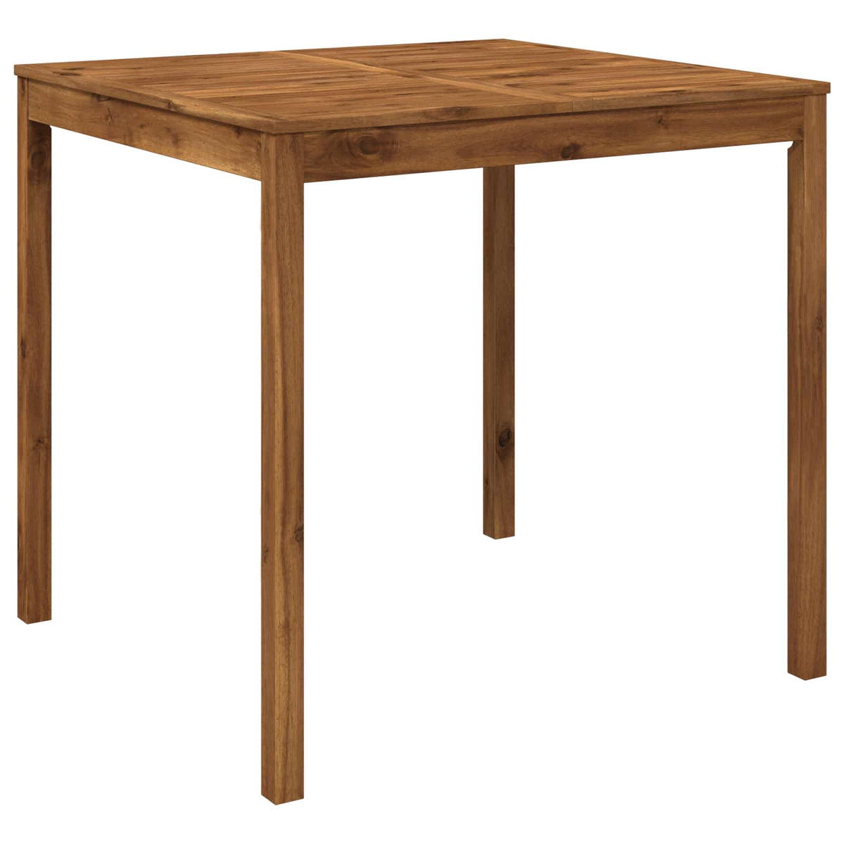 Garden Bar Table Natural 110 x 108.5 x 105 cm Solid Acacia Wood