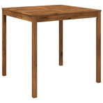 Garden Bar Table Natural 110 x 108.5 x 105 cm Solid Acacia Wood