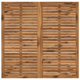 Garden Bar Table Natural 110 x 108.5 x 105 cm Solid Acacia Wood