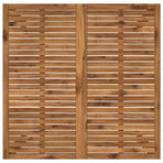Garden Bar Table Natural 110 x 108.5 x 105 cm Solid Acacia Wood
