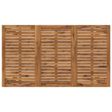 Garden Bar Table Natural 141 x 80.5 x 105 cm Solid Acacia Wood