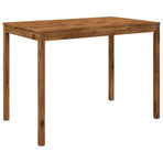Garden Bar Table Natural 147 x 88.5 x 105 cm Solid Acacia Wood