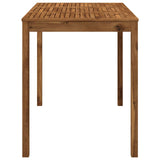 Garden Bar Table Natural 147 x 88.5 x 105 cm Solid Acacia Wood