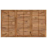 Garden Bar Table Natural 147 x 88.5 x 105 cm Solid Acacia Wood