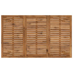 Garden Bar Table Natural 147 x 88.5 x 105 cm Solid Acacia Wood