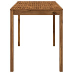 Garden Bar Table Natural 180 x 88.5 x 105 cm Solid Acacia Wood