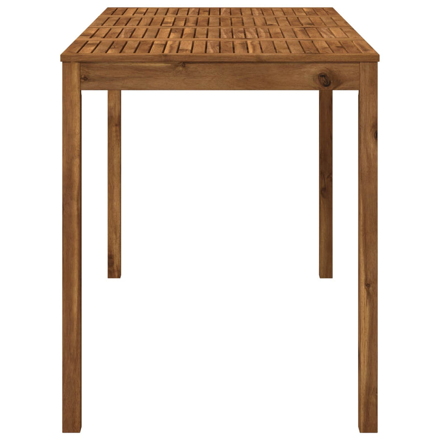 Garden Bar Table Natural 180 x 88.5 x 105 cm Solid Acacia Wood