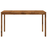 Garden Bar Table Natural 196 x 80.5 x 105 cm Solid Acacia Wood
