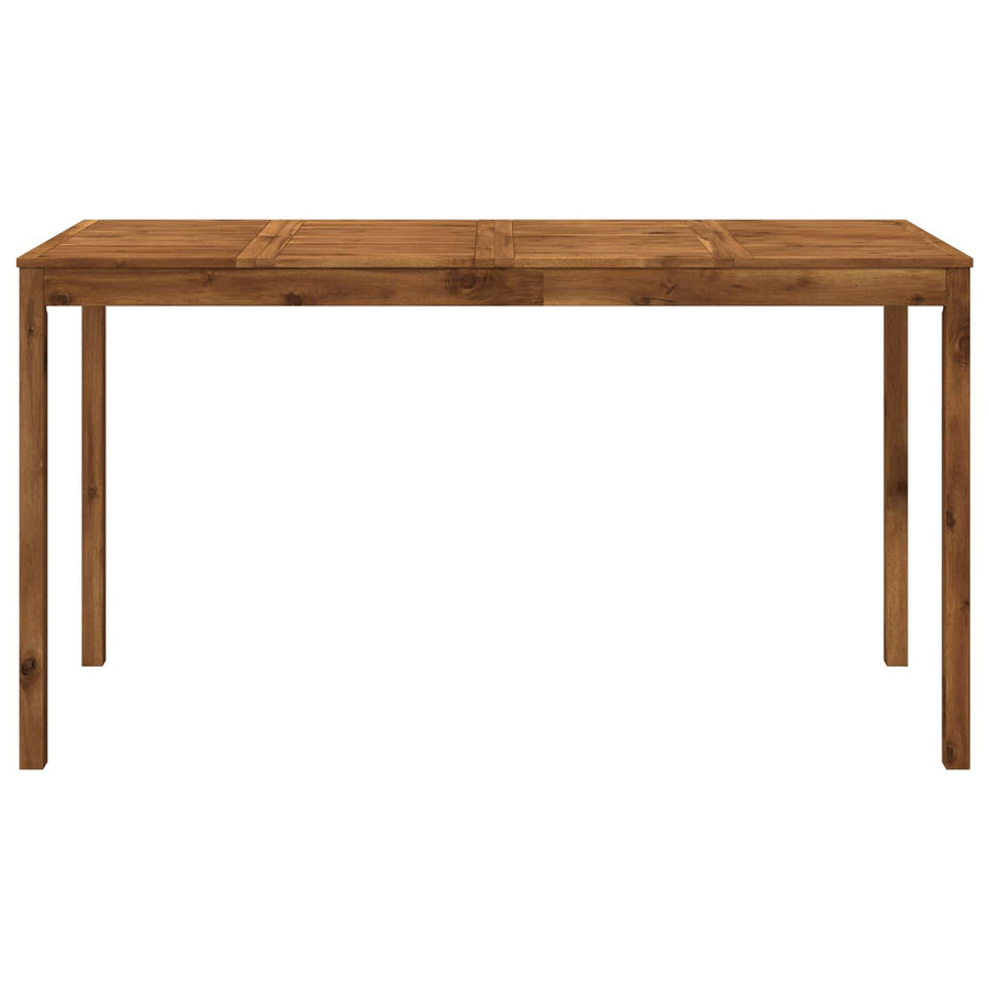 Garden Bar Table Natural 196 x 80.5 x 105 cm Solid Acacia Wood