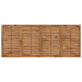 Garden Bar Table Natural 196 x 80.5 x 105 cm Solid Acacia Wood - 45-Degree Angle