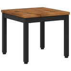 Coffee Table NAARDEN Natural and Black 40 x 40.5 x 36 cm