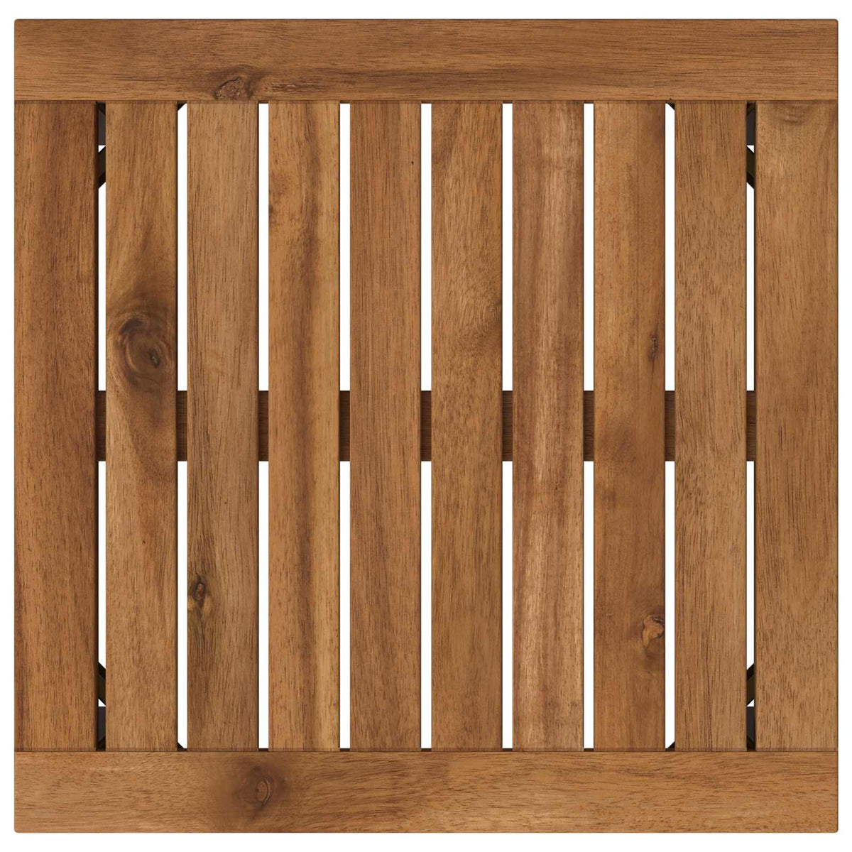 Coffee Table Natural and Black 40 x 40.5 x 36 cm
