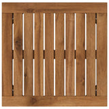 Coffee Table Natural and Black 40 x 40.5 x 36 cm