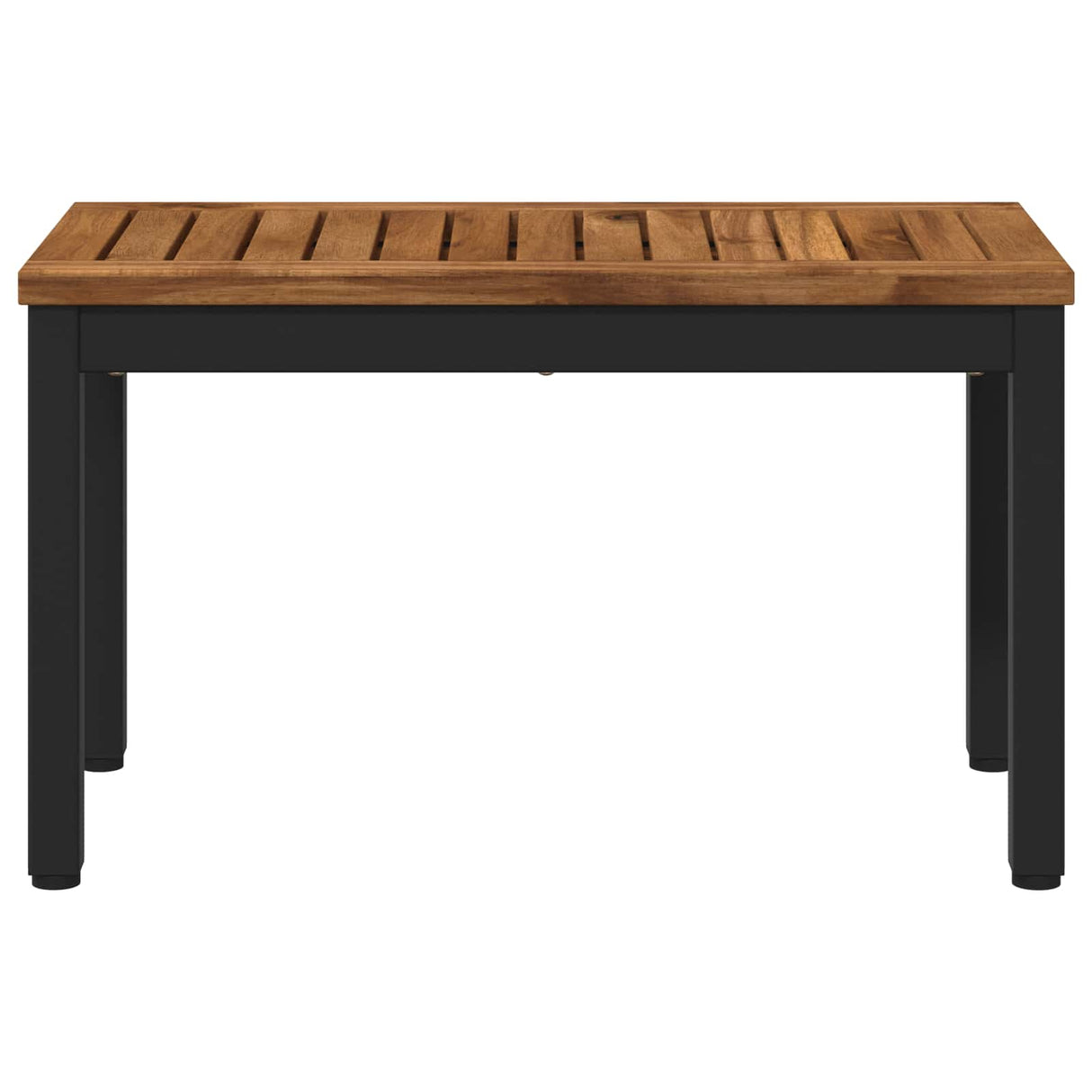 Coffee Table Natural and Black 60.5 x 30 x 36 cm