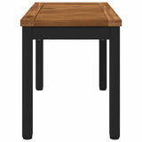 Coffee Table Natural and Black 60.5 x 30 x 36 cm
