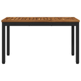 Garden Bench 80.5 x 35 x 45 cm Solid Acacia Wood Rectangular