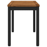 Garden Bench 80.5 x 35 x 45 cm Solid Acacia Wood Rectangular